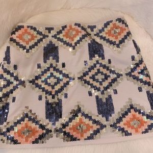 Girls sequence skirt